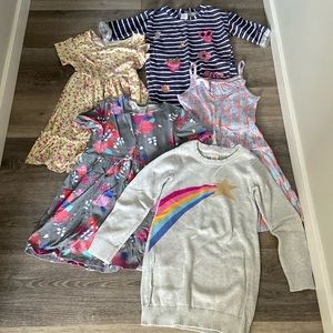 Lot of used girls size 7 dresses